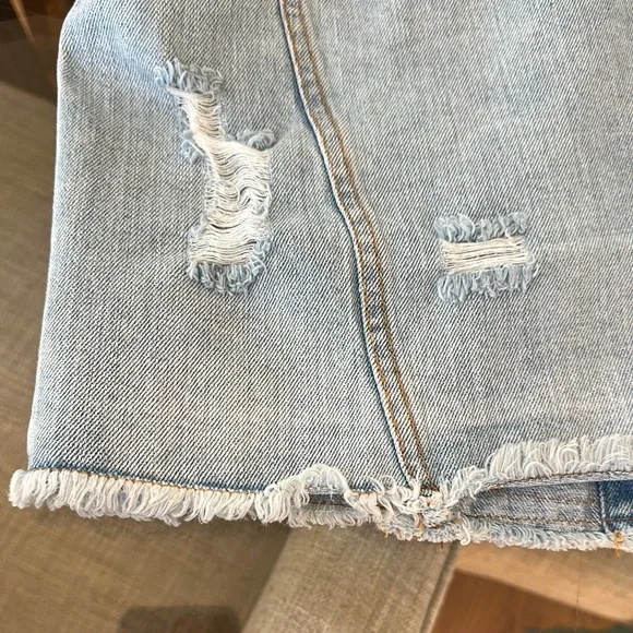 Distressed Light Blue Denim Jacket - Picture 10 of 10
